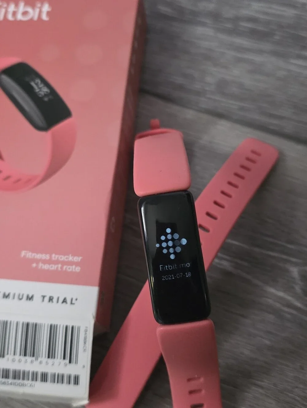 Fitbit Inspire 2 Fitness Tracker + Heart Rate – Desert Rose/Pink